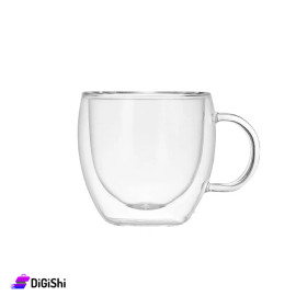 Two Layer Glass Cup Small Size 6cm