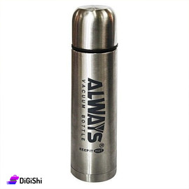 Stainless Steel Thermos with Tight Lid Silver Color 550 ml