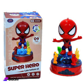 Spider Man Toy with Moving Base Lights and Music