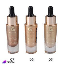 Liquid Highlighter Glow Model Ghali'or Brand