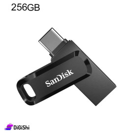 فلاشة Type-C ماركة SanDisk موديل Ultra Dual Drive Go ذاكرة 256 غيغابايت