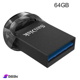 فلاشة ماركة SanDisk موديل ULTRA FIT USB 3.2 سعة 64غيغابايت