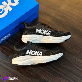 HOKA Women's Sport Shoes Black and White