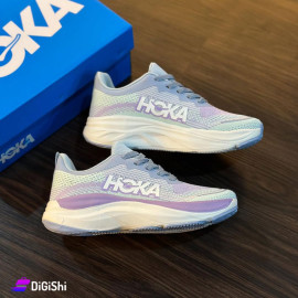 HOKA Women's Sport Shoes Gray and White