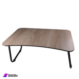 Foldable Laptop Table Light Brown