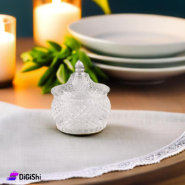 سكرية زجاج مزخرف قياس وسط