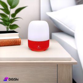 Wireless Speaker With LED Light - Red