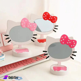 Mirror with Locati Shaped Plastic Comb