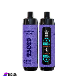 BANG KING Electronic Vape Leather with Screen Blueberry Grape Extract 25,000pulls