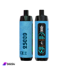 BANG KING Electronic Vape Leather with Screen Blue Raspberry Lemonad Extract 25,000pulls