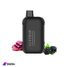 Luff Bar Electronic Vape with Two Screens and Two Tanks BlackBerry DragonFruit Extract 20,000pulls