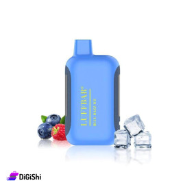 أركيلة إلكترونية بشاشتين وخزانين بنكهة توت حامض وحلو Luff Bar تتضمن 20000سحبة