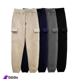 STARTER Men's Cotton Pants with Elastic at Waist and Ankle and Side Pockets