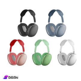 سماعات رأس بلوتوث مع حقيبة حماية جلد P9 MAX