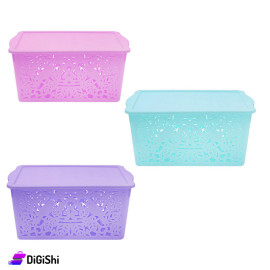 Vacuum Plastic Basket with lid Measure1