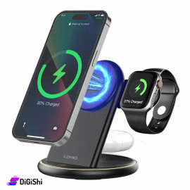 LDNIO WL02 Mobile Phone Holder and Wireless Charger for Phone Headphone and Watch