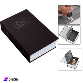 Book Shaped Box for Storing Money and Jewelry with Large Size Lock