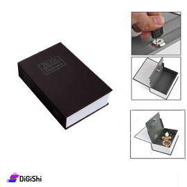 Book Shaped Box for Storing Money and Jewelry with Small Size Lock