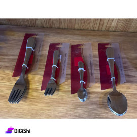 Set of 48 Piece Stainless Steel Spoons and Forks