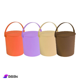 Homy Plast Round Plastic Pail with Lid - group 3