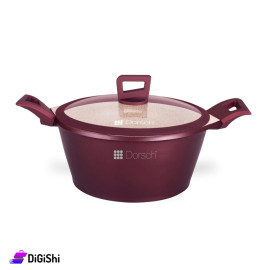 DORSCH Ceramic Casserole 24cm Dark Red