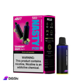 كبسولة نكهة التوت البري والعنب لجهاز إركيلة Nasty Pod