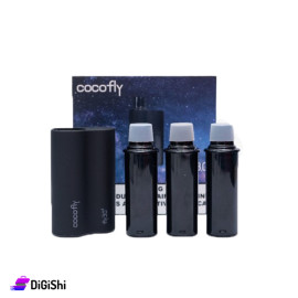 أركيلة إلكترونية مع 3كبسولات نكهات cocoflay نكهة فراولة وتوت مختلط 24000سحبة