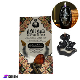 Pyramid Incense for Waterfall Incense Burners with Scent of Column Oud and Amber