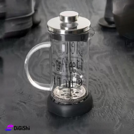 ماكينة تحضير القهوة والشاي اليدوية بفلتر ضغط فرنسي ستانلس ستيل