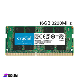 ذاكرة الوصول العشوائي للابتوب ماركة Crucial سعة 16GB تردد 3200هرتز
