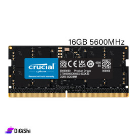 ذاكرة الوصول العشوائي للابتوب ماركة Crucial سعة 16GB تردد 5600هرتز