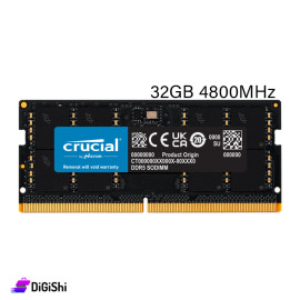 ذاكرة الوصول العشوائي للابتوب ماركة Crucial CL40 سعة 32GB تردد 4800هرتز
