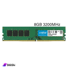 ذاكرة الوصول العشوائي لكمبيوتر ماركة Crucial سعة 8GB تردد 3200هرتز