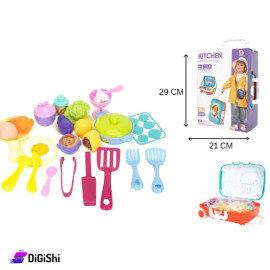 Children's Plastic Kitchen Tools Bag Toy