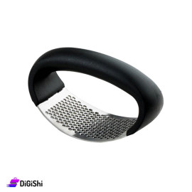 Garlic Masher Stainless Steel and Plastic Black