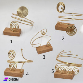 إسوارة نسائية فرعونية لون ذهبي