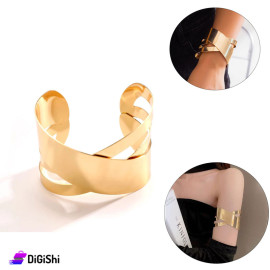 Women's Wrist and Arm Bracelet Golden