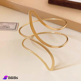 إسوارة نسائية للذراع لون ذهبي