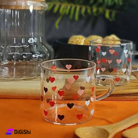 6-piece Heart Shaped Small Cup Set