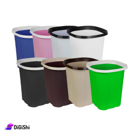 Homy Plast Plastic Wastebasket Without Lid