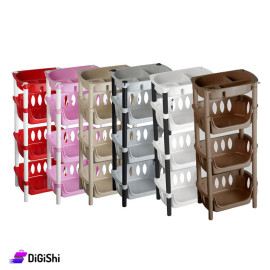 Homy Plast Triple Vegetable Basket