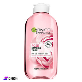 GARNIER Skin Active Rose Soothing Toner For sensitive and Dry Skin with Rose Water Extract