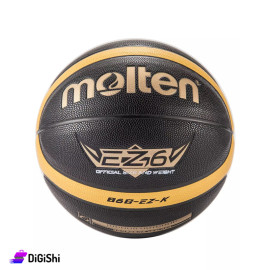 Basketball leather with Molten logo Black