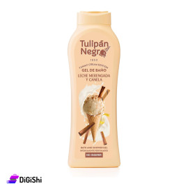 جل استحمام مغذي ومرطب برائحة الحليب والقرفة سعة 650 مل TULIPAN NEGRO