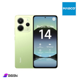 موبايل Xiaomi موديل Redmi Note 14 4G ذاكرة 8/256غيغابايت لون أخضر فاتح