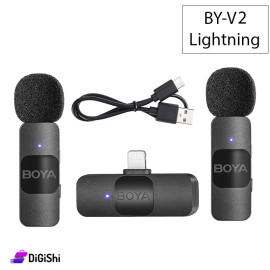 BOYA BY-V2 Double Wireless Mic for IOS Devices