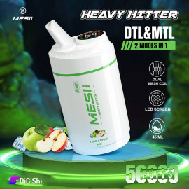 Mesii Electronic Vape Two Apples Flavored with 50,000 Puffs