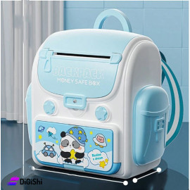 Shaped Piggy Bank Blue Bag