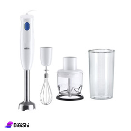 BRAUN MQ10.202MWH Hand Blender with With Grinder and whisk head