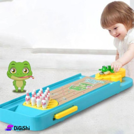 Kids Bowling Game with Frog Figure
